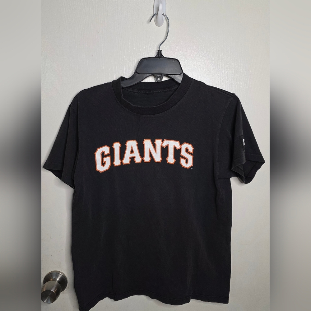 *3 FOR $12* Vintage 1994 STARTER Barry Bonds Black Giants Kids Short Sleeve Tee